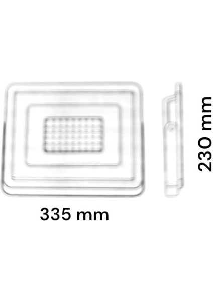 200 W LED Projektör 6500K Beyaz Işık Dış Mekan