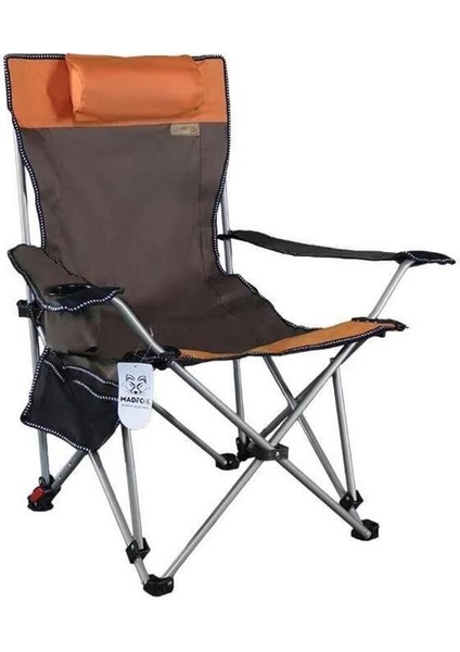 Prowler 3 Kademeli Yatabilen Kamp Sandalyesi Kahve