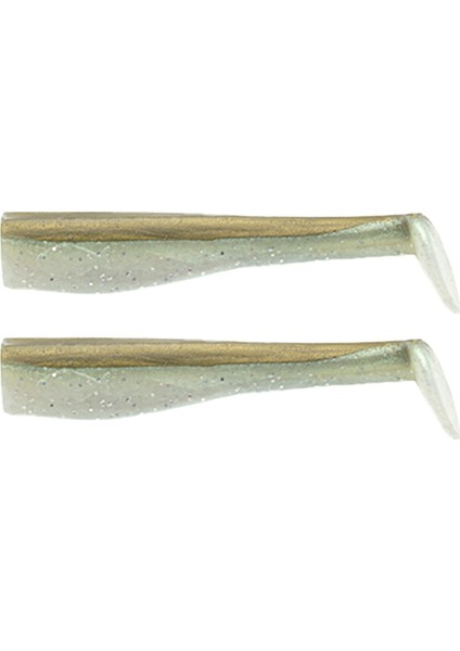 Zanzibar 15CM 40GR #10 Real Khaki Silikon Kuyruk (2 Adet)