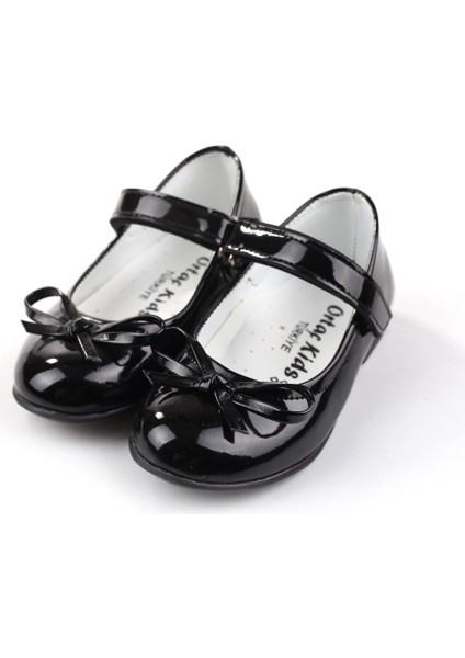 ORTAÇ-2079 Kız Bebek Balerin Rugan Babet Ayakkabı modelleri