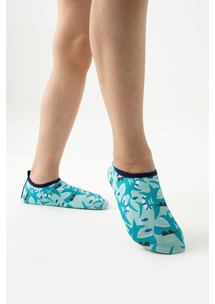 Desenli Kaydırmaz Tabanlı Yırtılmaz Dayanıklı Deniz ve Havuz Patiği modelleri