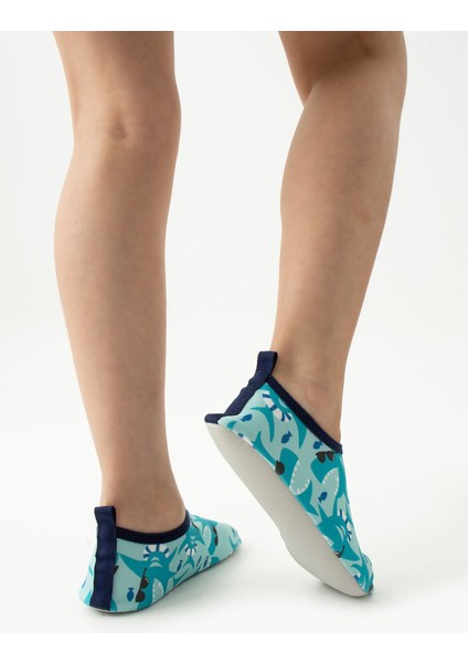 Desenli Kaydırmaz Tabanlı Yırtılmaz Dayanıklı Deniz ve Havuz Patiği fırsatları