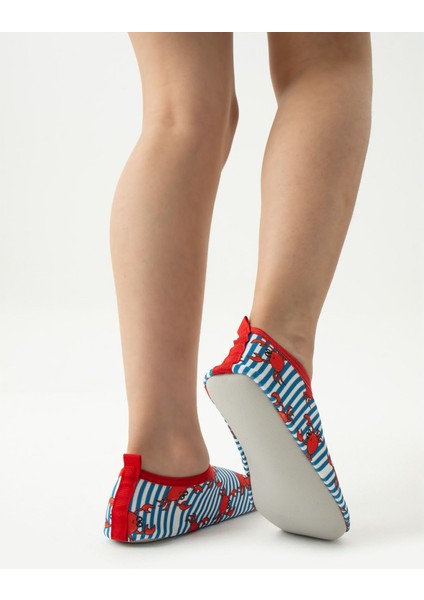 Desenli Kaydırmaz Tabanlı Yırtılmaz Dayanıklı Deniz ve Havuz Patiği modelleri