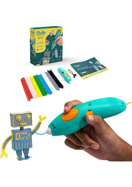 Start+ Essentials 3D Çizim Kalemi, 6 Yaş ve Üzeri Çocuklar Için Güvenli, Stem Odaklı Eğitim Seti