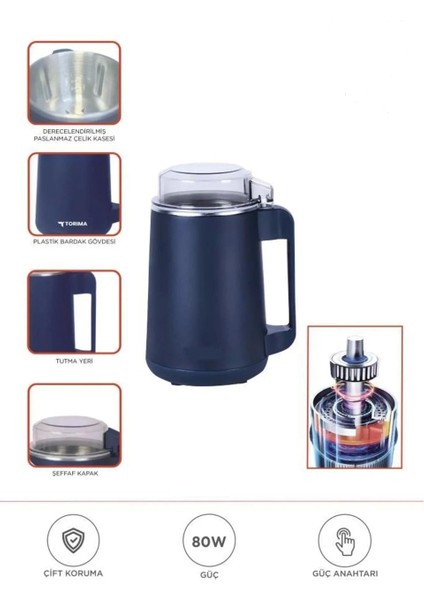 Kahve ve Baharat Öğütücü Paslanmaz Çelik Kahve ve Baharat Değirmeni Ym-02 indirimleri