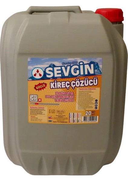 Kireç Sökücü Sevgin 20 kg