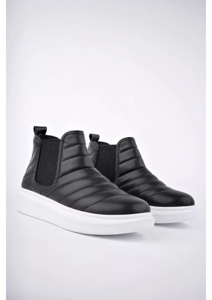 Slw205 Boston Bağcıksız Cilt Erkek Spor Bot Bt - Siyah fiyatları