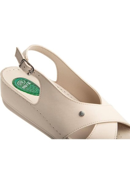Ingane 35207-045 Topuk Jelli Anatomik Taban Kadın Snadalet Krem 36-40 modelleri