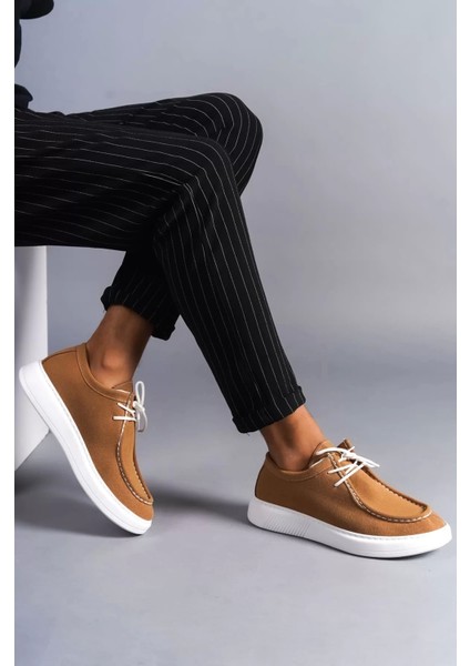 SLW170 Tornado Bağcıklı Süet Erkek Günlük Spor Klasik Ayakkabı Sbt - Taba modelleri