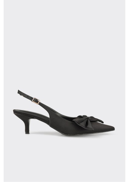 Siyah Kadın Topuklu Ayakkabı