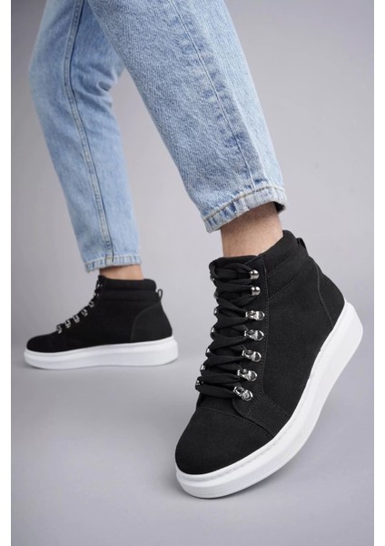 SLW206 Ottawa Bağcıklı Süet Erkek Günlük Spor Bot Bt - Siyah fiyatları