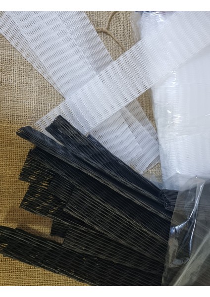 Şişe Koruma Filesi, Metal Koruma Filesi, 5 cm den 10 cm Kadar Genişler, 27 cm Kesilmiş, Siyah Renk, 100 Adet, 750ml ve 1lt şişe ve kavanozlar için kullanımı uygundur.