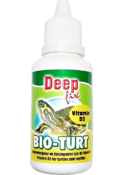 Deep Sürüngen ve Kaplumbağa D3 Vitamini 50 ml