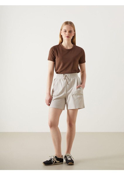 Lcw Vision Beli Lastikli Kadın Şort (S5)