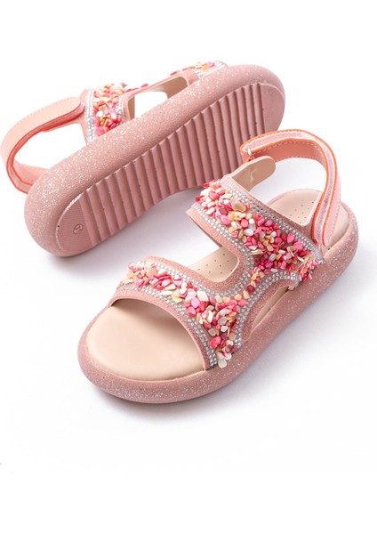 Kız Çocuk Hafif Kaydırmaz Taban Sandalet fırsatları