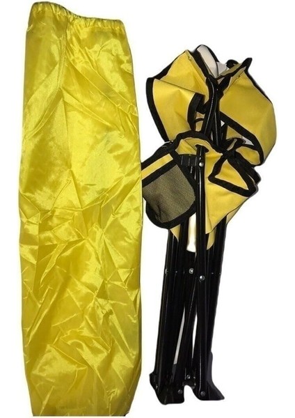 Mini Figürlü Sevimli Civciv Çocuk Kamp Sandalyesi Sarı fırsatları