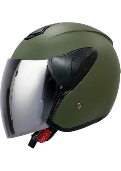 Açık Kask Sw 733 Mat Yeşil