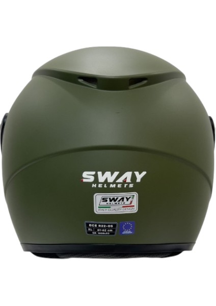 Açık Kask Sw 733 Mat Yeşil