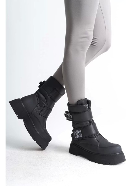 Elısa Cırt Cırtlı Paraşüt Kumaşkadın Bot St - Siyah modelleri