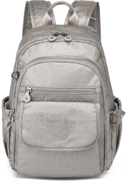 Metalik Kumaş Orta Boy Kadın Sırt Çantası Smart Bags 1187