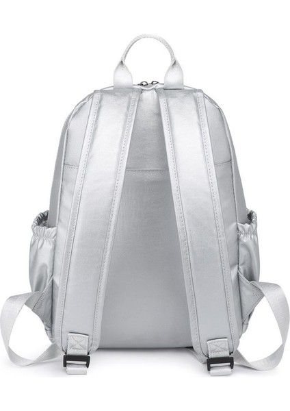 Metalik Kumaş Orta Boy Kadın Sırt Çantası Smart Bags 1187 modelleri
