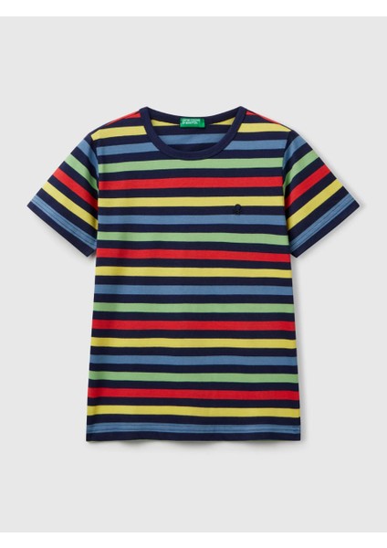 Genç Erkek Çizgili Sweatshirt NA321382