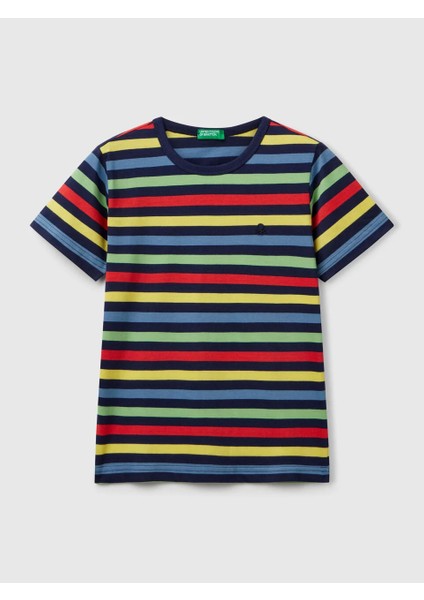 Genç Erkek Çizgili Sweatshirt NA321382