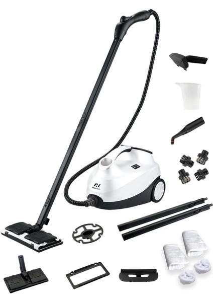 CB-107C 2000 W Beyaz Buharlı Temizleyici
