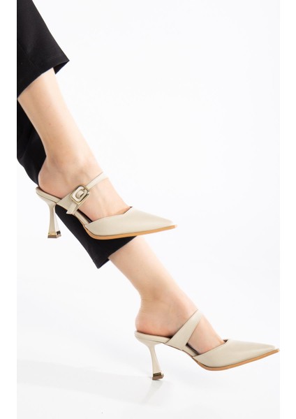 Suins Pablo Kadın Topuklu Özel Tasarım Vardolalı Stiletto Ayakkabı