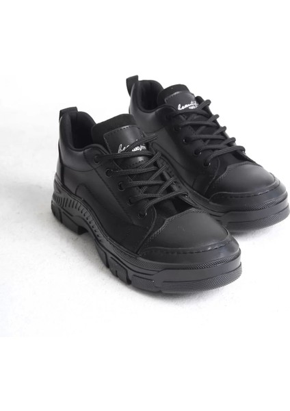 Jane Bağcıklı Ortopedik Taban Kadın Sneaker Spor Ayakkabı St - Siyah indirimleri