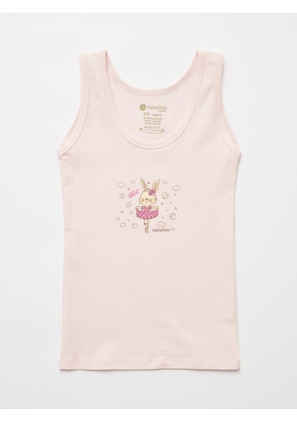 Kız Çocuk Organik Pamuklu Likralı Atlet Sweet Rabbit 2'li Paket fırsatları