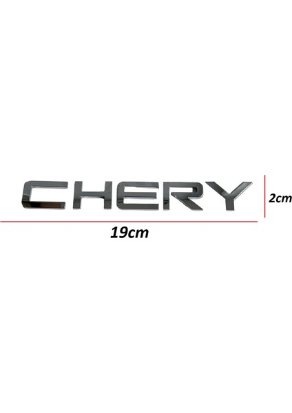 Yazı Tiggo 7 Pro 22-24 Arka (Chery Yazısı)