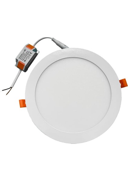 Sıva Altı LED Spot Beyaz Gövde 6W 6500K Yuvarlak Şavk 2 Adet