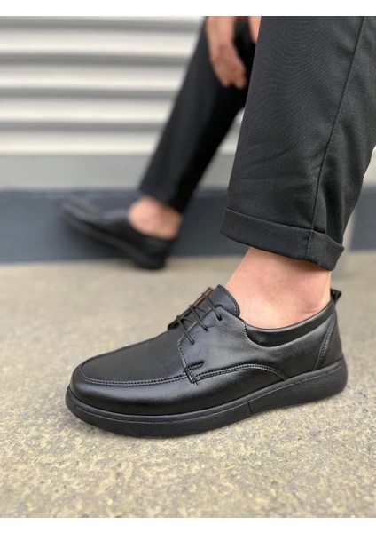JY0510 Clasica Bağcıklı Cilt Erkek Günlük Klasik Ayakkabı Cst - Siyah modelleri