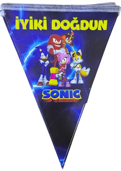 Üçgen Flama Iyi Ki Doğdun Sonic