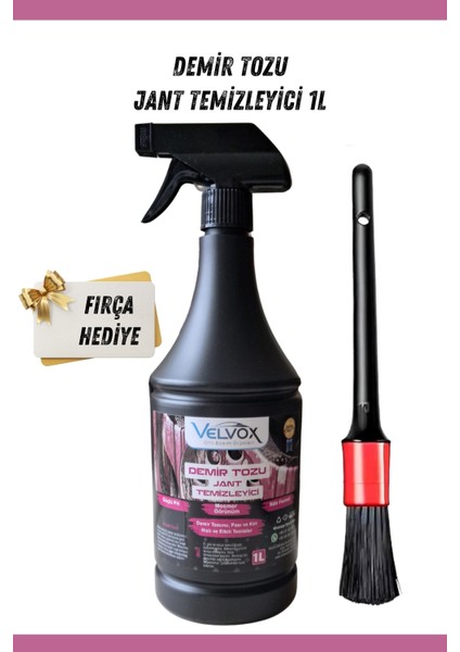 Demir Tozu Sökücü Ve Jant Temizleyici 1000 Ml, Fırça , Demir Tozu Temizleyici