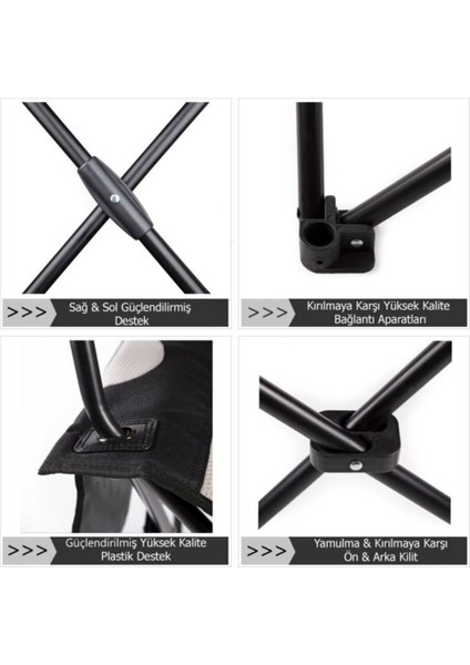 Evolite 2 Li Set Katlanır Plaj ve Kamp Sandalyesi Seti Kamp Koltuğu 130KG Kapasite Turkua fiyatları