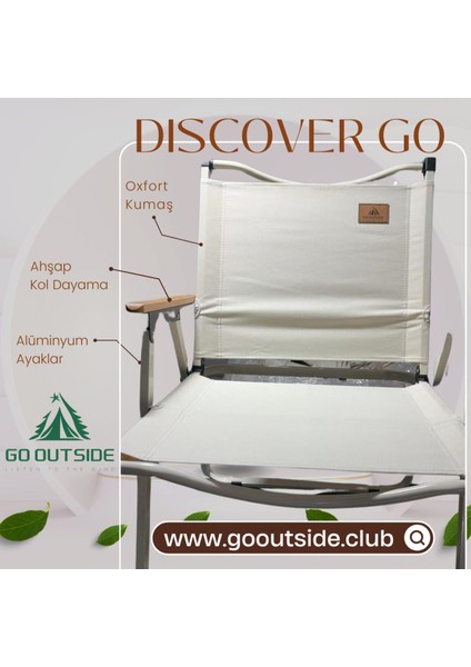 Discover Go.2 - (L) Katlanabilir Sandalye-Beyaz
