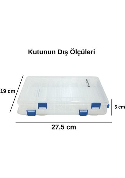 Tackle Box - Çift Taraflı Suni Yem Su 27cm indirimleri