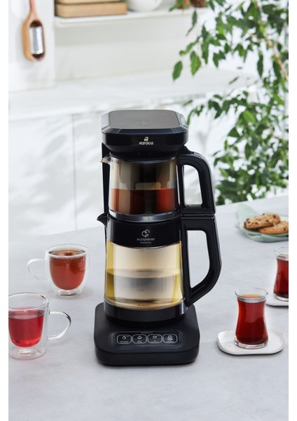 Robotea Pro 4 In 1 Konuşan Renkli Camlı Çay Makinesi Agate