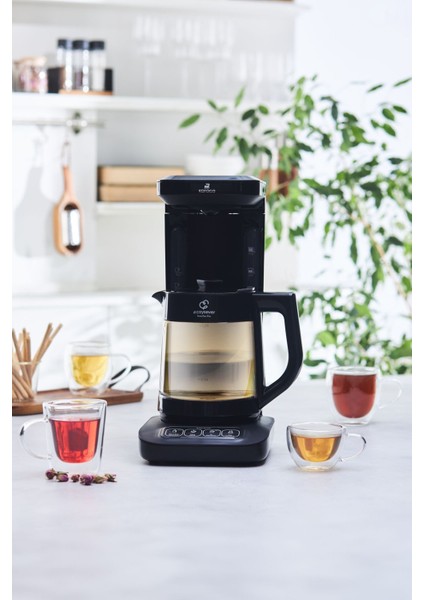 Robotea Pro 4 In 1 Konuşan Renkli Camlı Çay Makinesi Agate