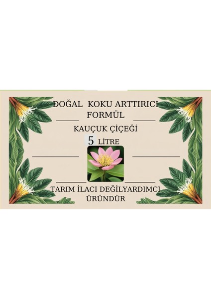 Doğal Koku Arttırıcı Formül(Kauçuk Çiçeği) fiyatları