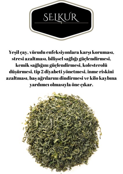 Yeşil Çayı 1kg (Yaprak) Yumuşak Içimli