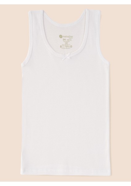 Kız Çocuk 3'lü Paket Organik Pamuklu Kaşkorse Atlet Düz Desenli Rahat ve Nefes Alabilir fiyatları