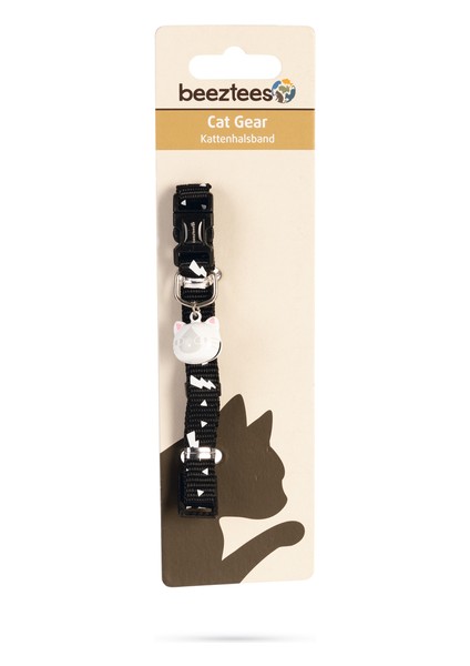 Kedi Boyun Tasması, Zilli, Siyah, 20-30CM fırsatları
