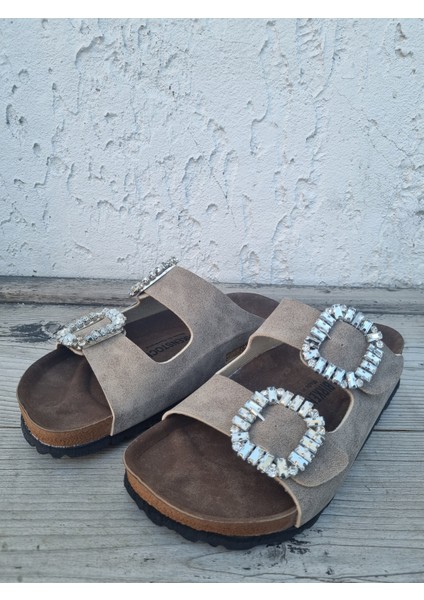 Taşlı Tokalı Bayan Terlik fırsatları