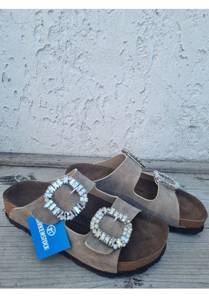 Taşlı Tokalı Bayan Terlik indirimleri