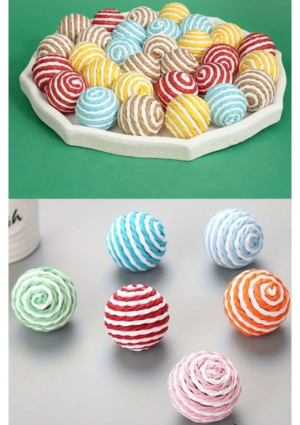 Luxury Sarma Topu+3'lü Renklitop+Oyun Topu Tüylü+Ipli Top+Tüylü Fare+Çıngıraklı Top+Gökkuşağı Top+Hasır Top 1 Adet fırsatları