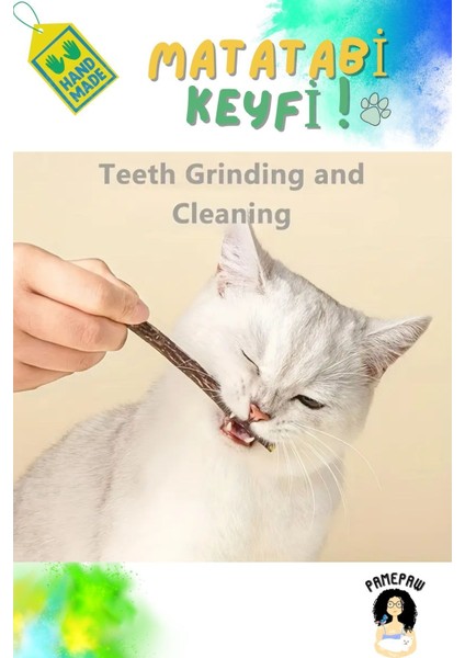 Luxury 8'li Set: 2 Adet Matatabi Çubuk + Sarma Topu+3'lü Renkli Top+ Kedi Oltası+Çıngıraklı Top 1 Adet indirimleri