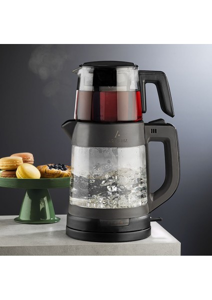 Tea Taste Çay Makinesi Antrasit